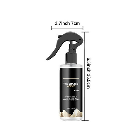 Yhmxh Spring Cleaning Kit BPA-free Tire Crystal Plating Gloss Maintenance Agent Rubber Refurbishing Agent 100ml Microfiber Cleaning Cloth Cleaning Supplies Car Cleaning Kit Eco-friendly cleaner