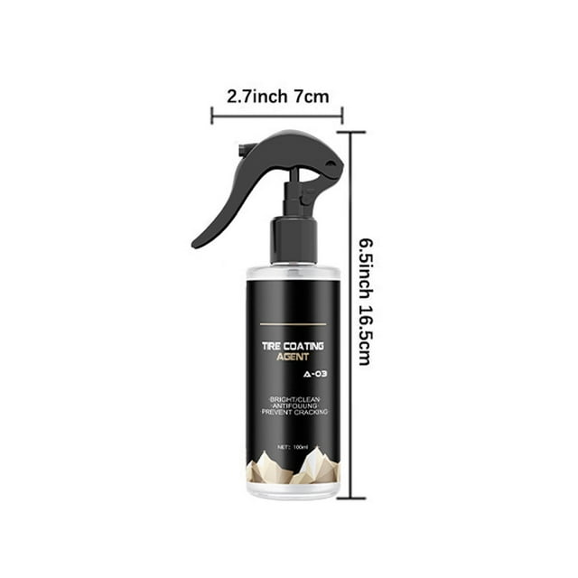 fheaev Tire Crystal Plating Gloss Maintenance Agent Rubber Refurbishing Agent 100ml