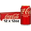 Coca-Cola Caffeine Free Soda Pop, 12 fl oz, 12 Pack Cans
