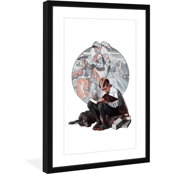 Marmont Hill "Age of Romance" by Norman Rockwell Framed Art Print