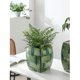 thumbnail image 5 of Maceta de cerámica con orificio de drenaje - Maceta moderna for plantas de interior y exterior - Decoración de jardín, color verde, 5 of 5