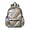 Grey and Gold Marble Pattern, variant on Grey and Gold Marble Pattern Cute School Backpack with Padded Back and Adjustable Shoulder Straps 13.4"x11"x4.7"