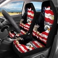 thumbnail image 2 of Binienty Eagle Flag Automotive Seat Cover, Front Seat Covers with Matching Rear Split Bench, Car Seat Cover Vehicle Seat Cover 4pcs, Universal Auto Front Seats Protector, 2 of 6