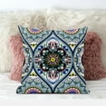 thumbnail image 3 of Amrita Sen Bohemian Mandala Vector Throw Pillow with Removable Cover in White Blue Yellow 16x16, 3 of 5