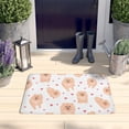 thumbnail image 2 of Pomeranian Dogs with Hearts Flannel Non Slip Door Rugs,Washable Door Mats Indoor,Decorative Door Mats,Dirt-Resistant and Absorbent Doormat for Entrance,Bedroom,Kitchen,Bathroom,23.5x16in(60x40cm), 2 of 5
