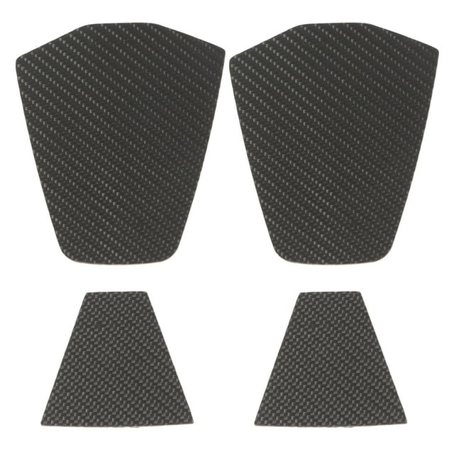 4Pcs Carbon Fiber UTV Seat Headrest Panel Trim Replacement for Polaris RZR PRO XP 2021 Onwards