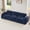 Blue, variant on 80.3'' Oversized Chaise Lounge, Velvet Modular Boneless Couch, Sleeper Sofa Bed Queen, Plush Cloud Sectional Couches with 2 Ottomans for Living Room, Small Spaces, No Assembly Required, Black