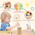 thumbnail image 3 of Juguete de clasificación de colores MTTIERY Montessori de madera para niños de más de 18 m, 3 of 7