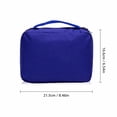 thumbnail image 3 of Hanging Toiletry Bag, Foldable Lightweight Green Travel Organizer, 1 Pack Portable Waterproof Makeup Storage Pouch with Carry Handle, for Bathroom Camping Gym Vacation Business Trip Daily Cosmetics T, 3 of 6