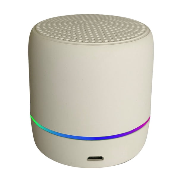 Pisexur Electrónica para Hombres Efecto de Luz Colorida Exterior Macaron Altavoz Bluetooth Clásico Moda Deportes al Aire Libre Mini Altavoz Bluetooth Hermético Electrónica para Niños, Organizador de