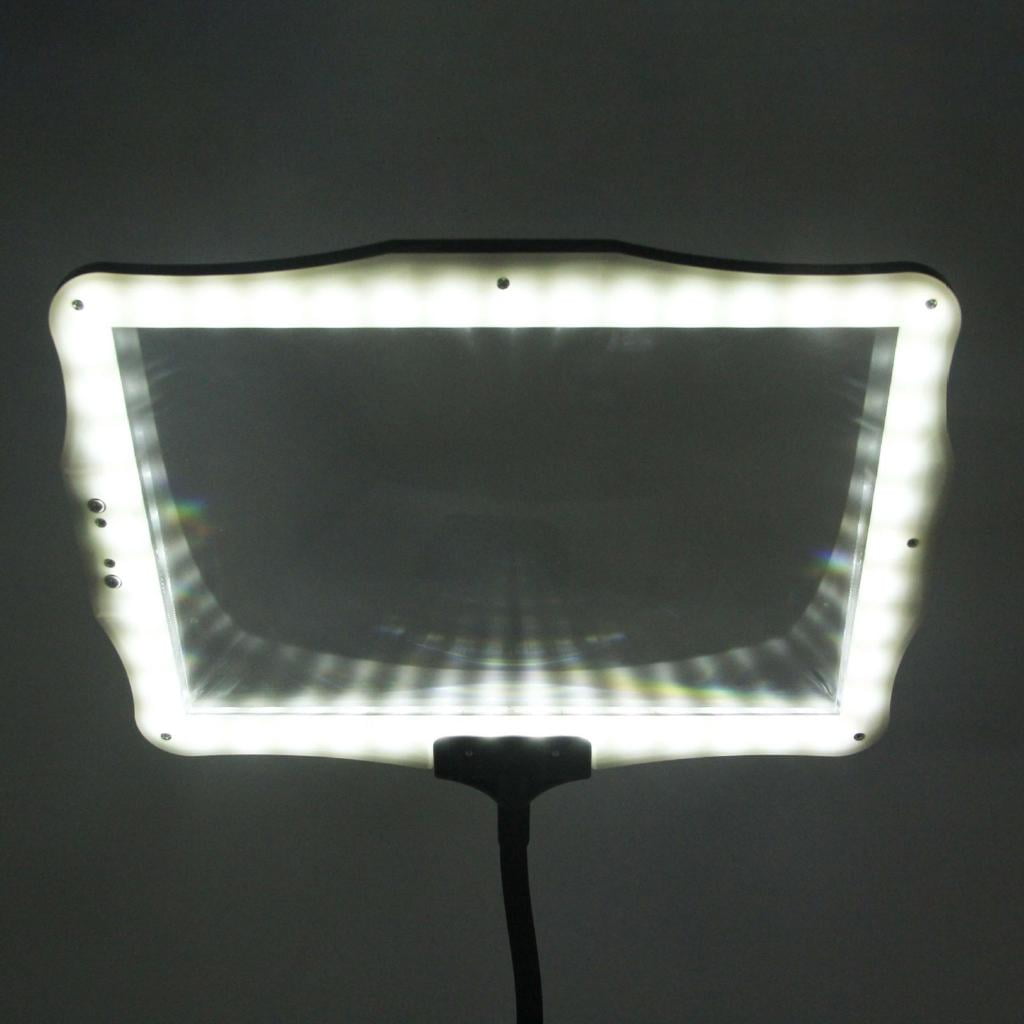 Magnifying Glass with 48 LED light USB power Multipurpose Magnifier for Jewelry Appraisal Handicrafts