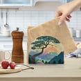 thumbnail image 2 of Yayeee Napkin Holder for Table Set of 2 Kitchen Paper Tissue Organization, Pine Tree Rainbow, 2 of 8
