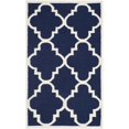 thumbnail image 1 of Safavieh Dhurries Navy Contemporary Rug - 4' x 6', 1 of 3
