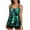 #1-Green, variant on Patlollav Two Piece Swimsuits Womens Conservative Print Strappy Back Set Swimdress