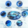 thumbnail image 2 of Graflsoa Starry Sky Inflatable Snow Tube for Winter Fun - Durable PVC, 120cm Diameter, Universal Size for All Ages, Easy to Carry, Safe & Leak-Proof Design, 2 of 7