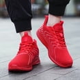 thumbnail image 5 of Men's Mesh Breathable Running Shoes, Men's Lightweight Soft Soled Sports Shoes, 5 of 9