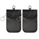 thumbnail image 1 of 2 Uds. Funda Bloqueadora Señal Llave Coche Llavero Fibra Carbono Faraday para Piezas Automóviles, 1 of 9