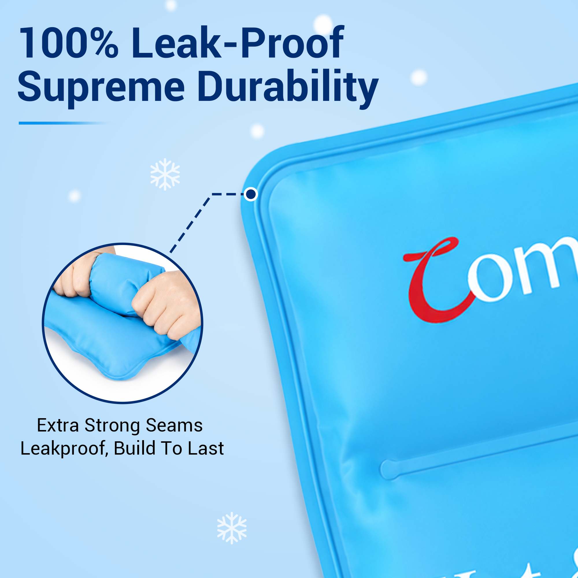 Comfytemp Large Reusable Ice Pack with Adjustable Strap photo 7