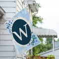 thumbnail image 3 of America Forever Spring Monogram House Flag Letter W 28 X 40 inches Double Sided Vertical Outdoor, Yard, Lawn, Beautiful Flowers, Floral Design, Summer Farmhouse House Flag, 3 of 5