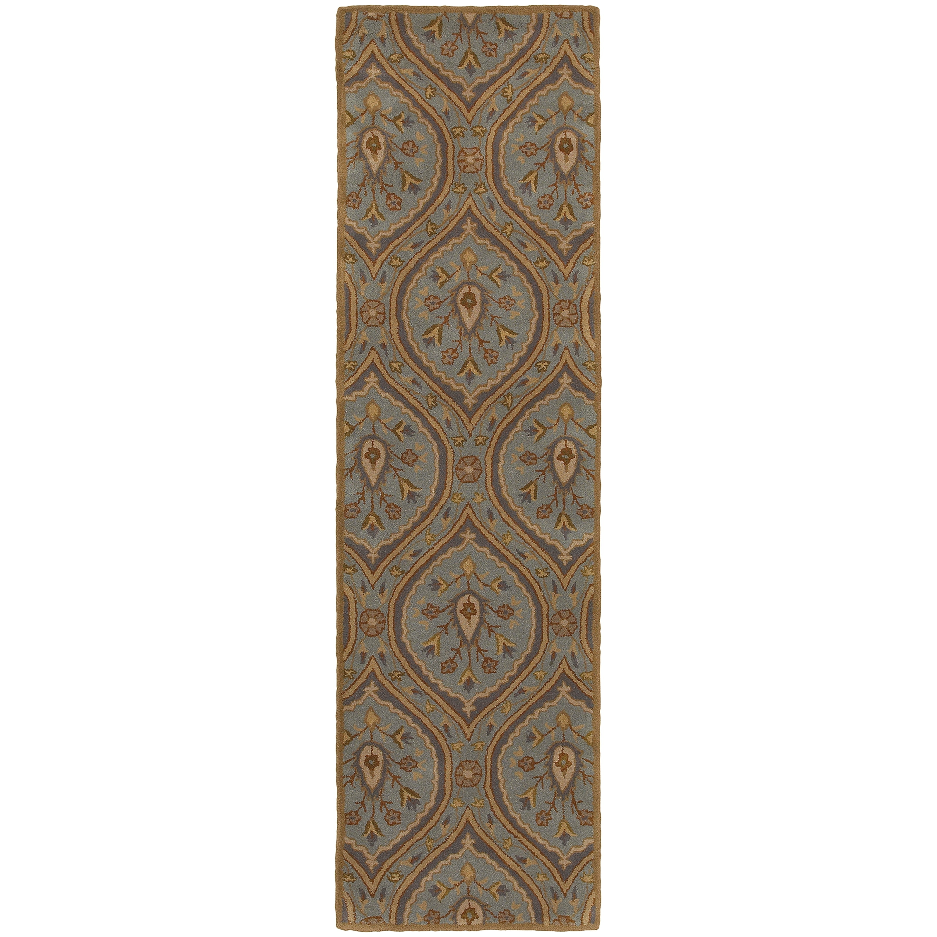 Transitional Rizzy Home VO2381 Volare Hand-Tufted Area Rug 8-Feet by 10-Feet Rust