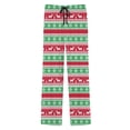 thumbnail image 3 of Conairie Mens Pajama Pants with Pockets Christmas Printed Mid Waisted Loose Fit Casual Pants with Drawstring and Comfortable Bottoms Sleep Lounge Long Pant Green M, 3 of 4