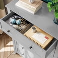 thumbnail image 3 of Cómoda Moderna Gris de 5 Cajones - Cajonera Alta con Amplio Espacio de Almacenamiento, Diseño Compacto y Herrajes Metálicos - Ideal para Dormitorio, Habitación Infantil o Entrada, 3 of 8
