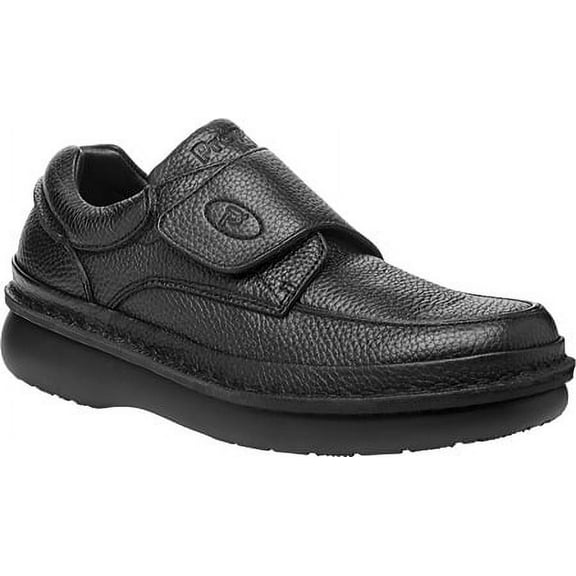 Propet Scandia Strap M5015 Men's Casual Shoe: 10.5 X-Wide (3E) Black Velcro