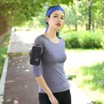 thumbnail image 2 of WRKEKC Clearance Adjustable Phone Arm Band for Running & Workouts - Universal Crossbody Pouch with Reflective Safety Stripes, 2 of 7