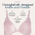 thumbnail image 4 of Dominique Women’s Meryl Front Closure Minimizer Racerback Bra #7050 – Seamless Full Figure Underwire Lingerie for women, 4 of 6