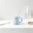 thumbnail image 2 of SLYNSHome Bathroom Tumbler Cup 450ml,Household Plastic Toothbrush and Mouthwash Storage Holder,Blue Portable Daily Rinsing Cup for Bathroom Vanity Sink, 2 of 6