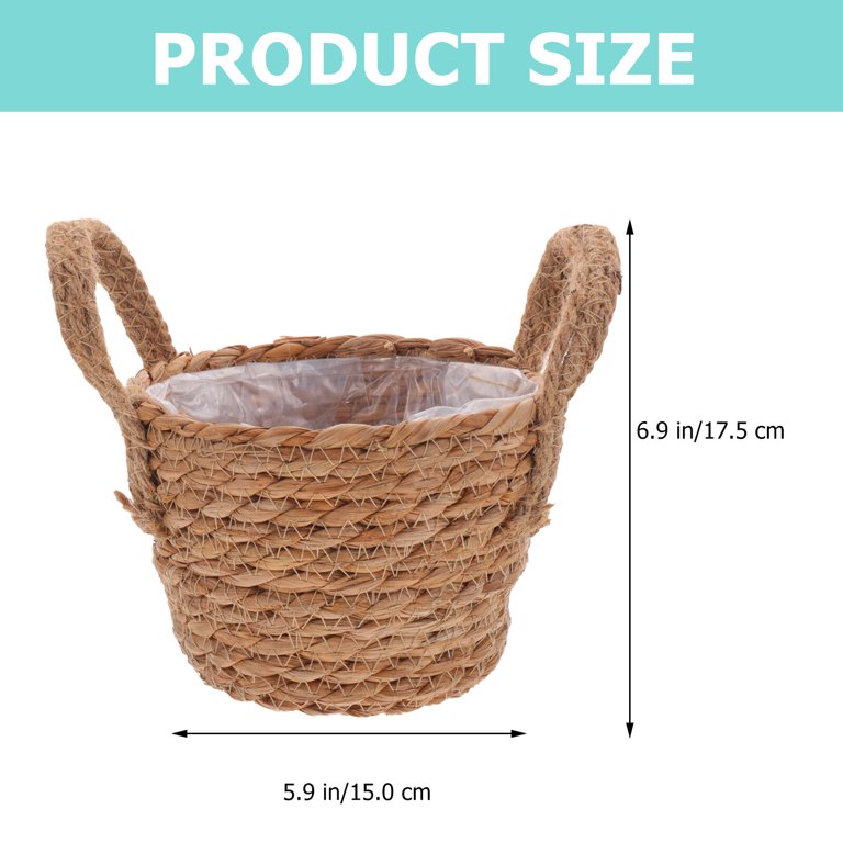 Woven Dry Basket Planters