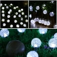 YEOLEH Outdoor Solar String Lights, 22Ft 40LED Waterproof Fairy Lights