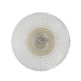 thumbnail image 5 of Kenroy Home Prismatic 8'' Flush Mount Ceiling Light Fixture with Clear Glass Globe Shade for Entryway, Hallway, Closet, or Bedroom, Brushed Gold, 5 of 8