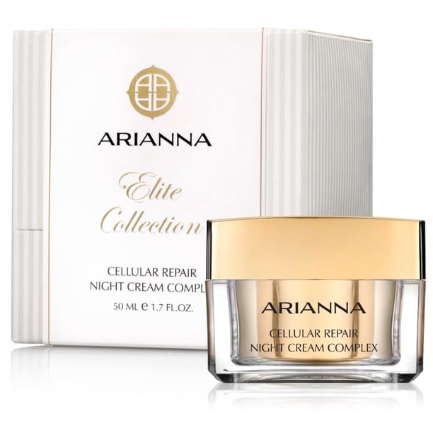 ARIANNA-SKINCARE Cellular Repair Night Cream Complex Cremas faciales naturales Nutre la piel durante la noche Se absorbe rápidamente Crema de noche vegana de larga duración