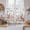 Multicolor, variant on Easter Kitchen Curtains 45 Inch Length, Spring Watercolor Tulip Butterfly Flower Plant Tiers Curtains for Bathroom Bedroom Cafe, Light Filtering Small Window Treatment Short Drapes 2 Panels 42"Wx45"L