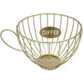 thumbnail image 2 of Coffee Pod Holders - Cup Holder - Kpod Storage Organizer for Counter Coffee - Golden Color, 2 of 4