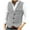 Hgg198-Silver, variant on Yaoyar Men Solid Color Sleeveless V-Neck Single-Breasted Multi-Pocket Vest Casual Daily Wear Practical Design Versatile Layering Piece