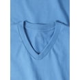 thumbnail image 3 of Hat and Beyond Mens Heavyweight Basic Short Sleeve V-Neck T-Shirts Solid Color, Up to 5XL, 3 of 6