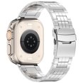 thumbnail image 4 of Adecuado para Apple watch correa de generación 3456789 Apple i watch armadura de cabeza convexa cinco correas de aleación de titanio y metal, 4 of 4