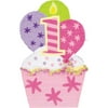 1st Birthday Cupcake Pink Giant Pinata