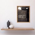 thumbnail image 2 of Theatre Stage Play Hamlet Shakespeare Netherlands Vintage Black and White Illustration Art Print Framed Poster Wall Decor 12x16 inch, 2 of 5