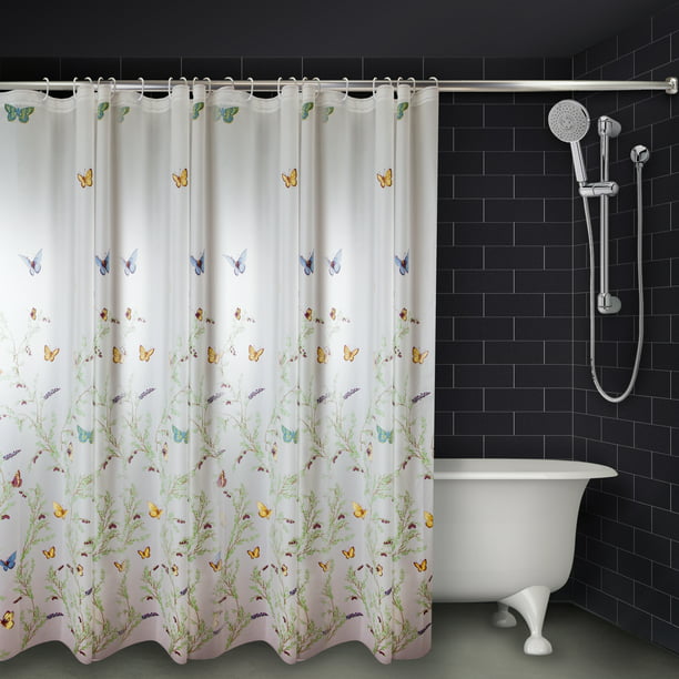 Rod Desyne Tranquil Floating, Modern Farmhouse Shower Curtain Rod