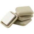 thumbnail image 3 of Super Sliders 1" Square Self-Stick Furniture Sliders for Carpet, Beige (24 Pack), 3 of 5