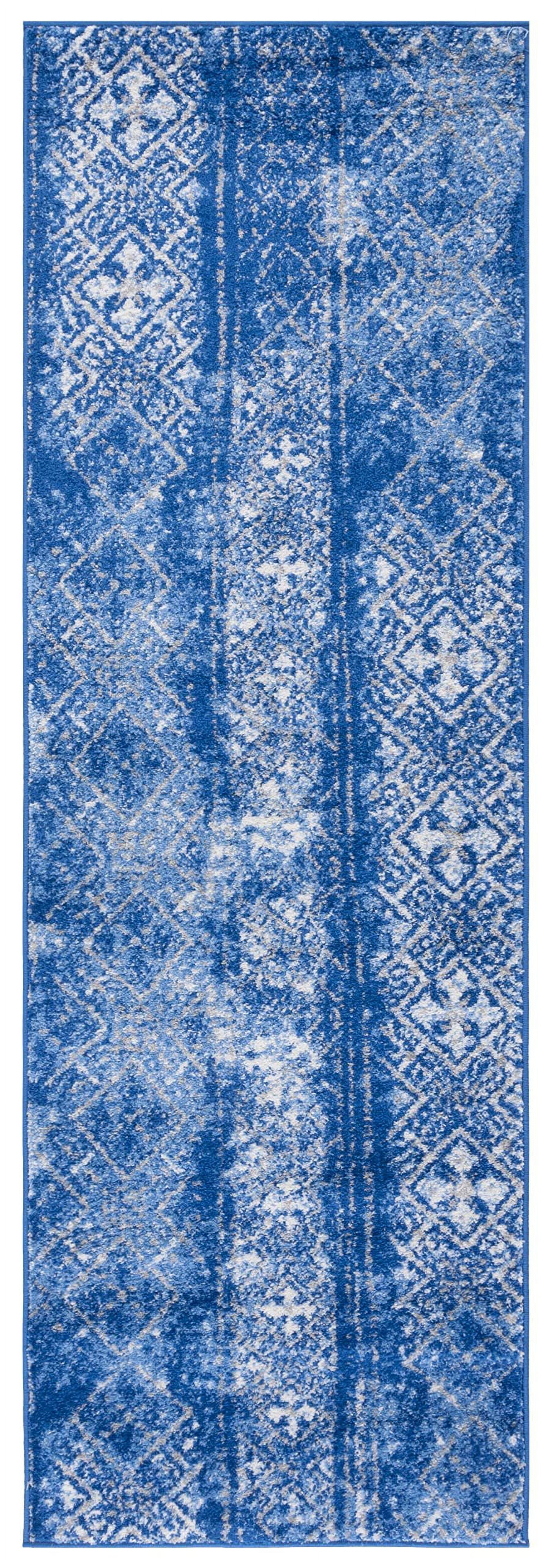 SAFAVIEH Adirondack Montague Geometric Runner Rug, Black/Silver, 2'6" x 8'
