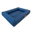 thumbnail image 3 of Vibrant Life Bed for Dogs, Bolster, Durable, Machine Washable Cover, Blue, 36" x 27", 3 of 5