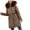 Coffee, variant on Great Gifts for Less Ofreoo Women's Comfy Stylish Stitching Long Sleeve Sweater Casual Tops Winter Coats for Women