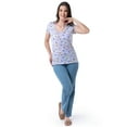 thumbnail image 2 of Lee Women's Classic Fit Short Sleeve V-Neck T-Shirt, S-3X, 2 of 6