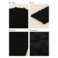 thumbnail image 6 of SHEWIN Open Front Cardigans for Women Oversized Cardigan Sweaters Long Sleeve Chunky Cable Knit Fall Outwear Coat with Pockets Black, 6 of 8