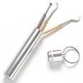 thumbnail image 2 of Hugtrwg Juego Palillos Dientes Metal Portátil para Exteriores Herramientas Limpieza Dientes Orales Con Cuchara, 2 of 9