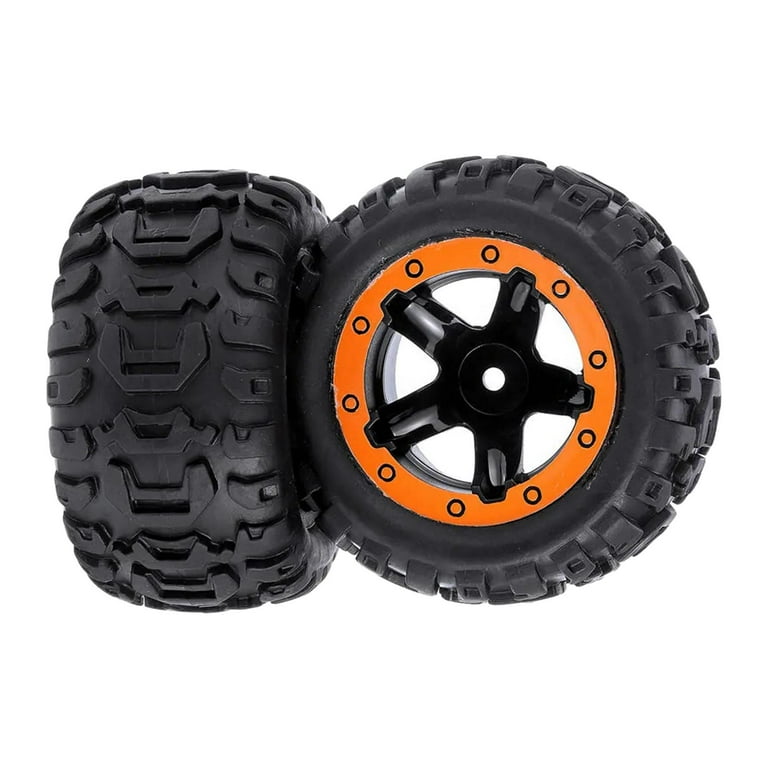 2 Pieces 1/16 Wheels Tires Upgrade for 16889 Crawler RC Car Trucks  Accessories 